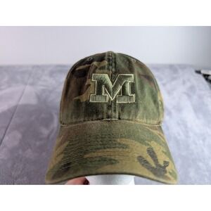 Legacy Athletic Mens Camo Michigan M Logo Adjustable Baseball Hat Cap Woodland
